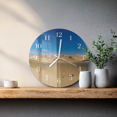 Horloge ronde Désert