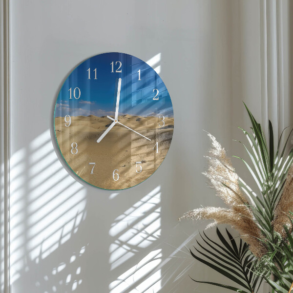 Horloge ronde Désert