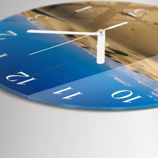 Horloge ronde Désert