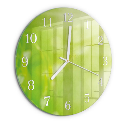 Horloge ronde Herbe
