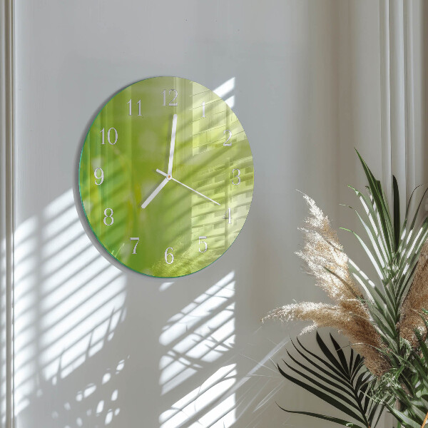 Horloge ronde Herbe