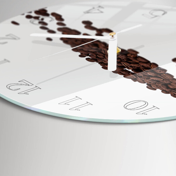 Horloge ronde Café en grains