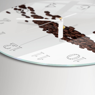 Horloge ronde Café en grains