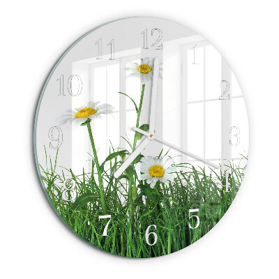 Horloge ronde Marguerites