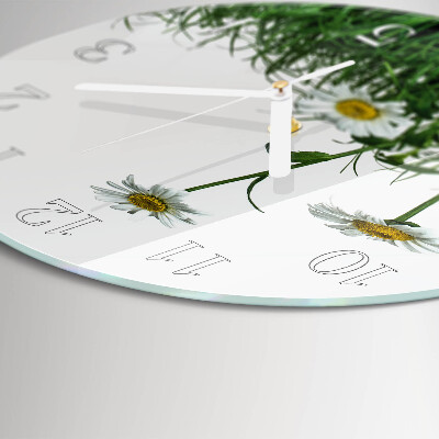 Horloge ronde Marguerites
