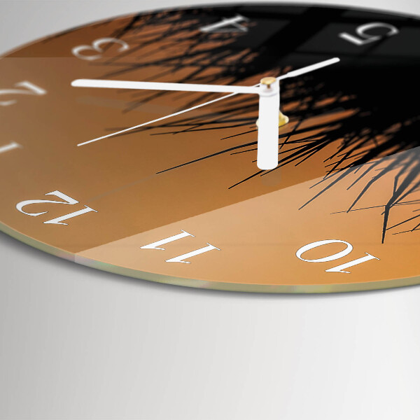 Horloge ronde Herbe