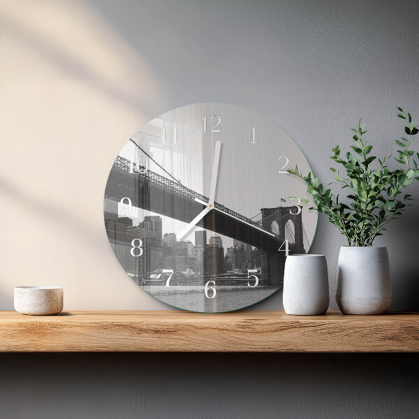 Horloge ronde Pont