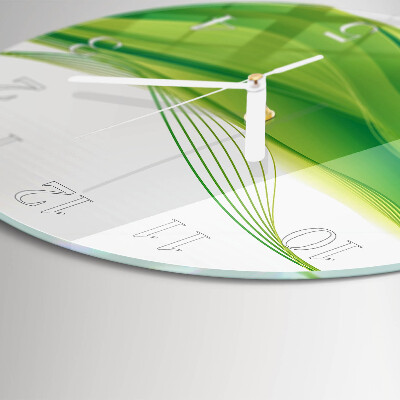 Horloge ronde Lignes abstraites