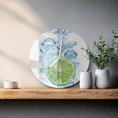 Horloge ronde Carbonate de calcium