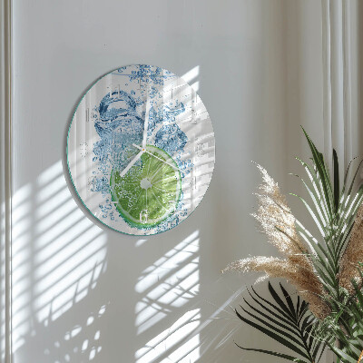 Horloge ronde Carbonate de calcium