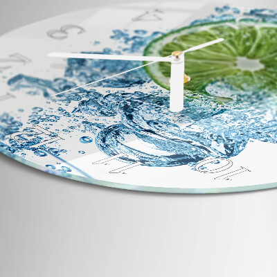 Horloge ronde Carbonate de calcium