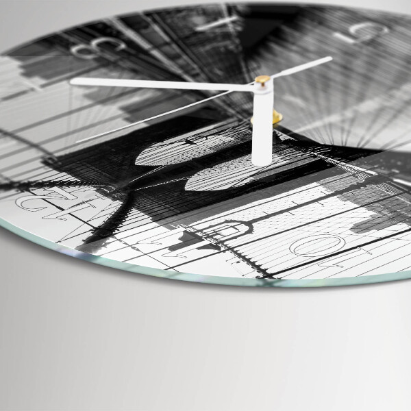 Horloge ronde Pont