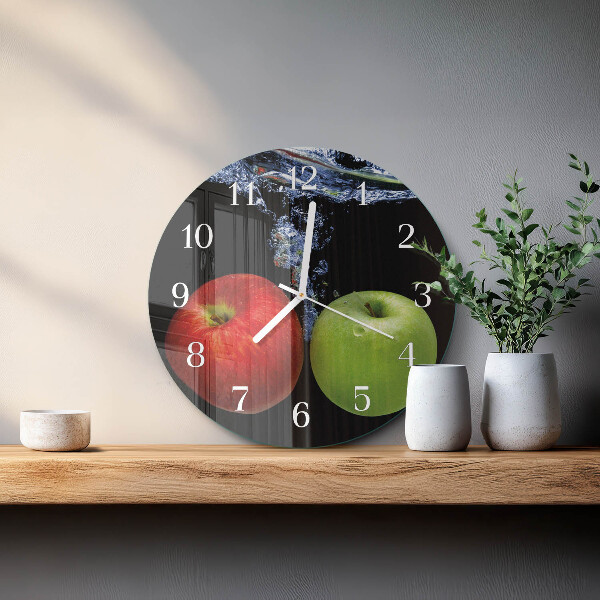 Horloge ronde Pommes