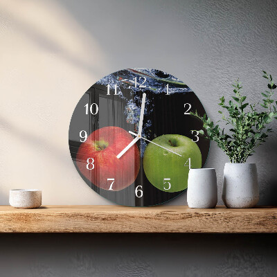Horloge ronde Pommes