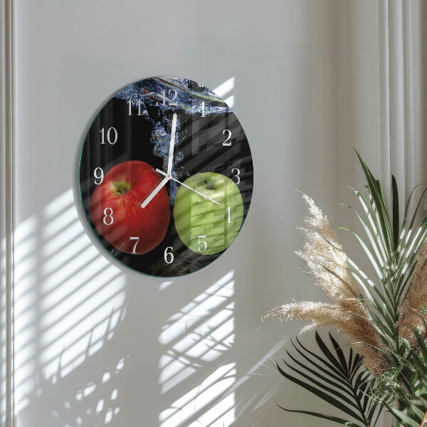 Horloge ronde Pommes