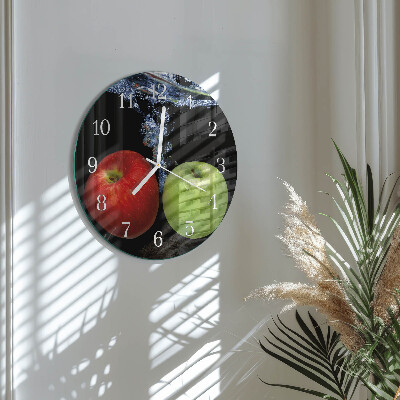 Horloge ronde Pommes
