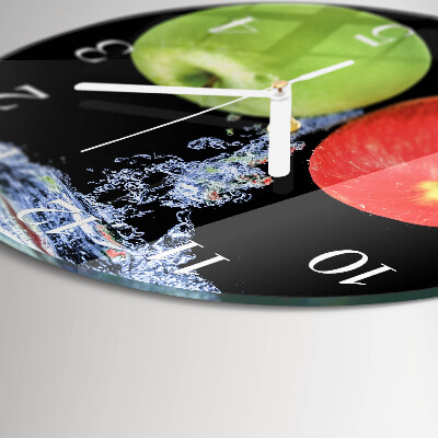 Horloge ronde Pommes