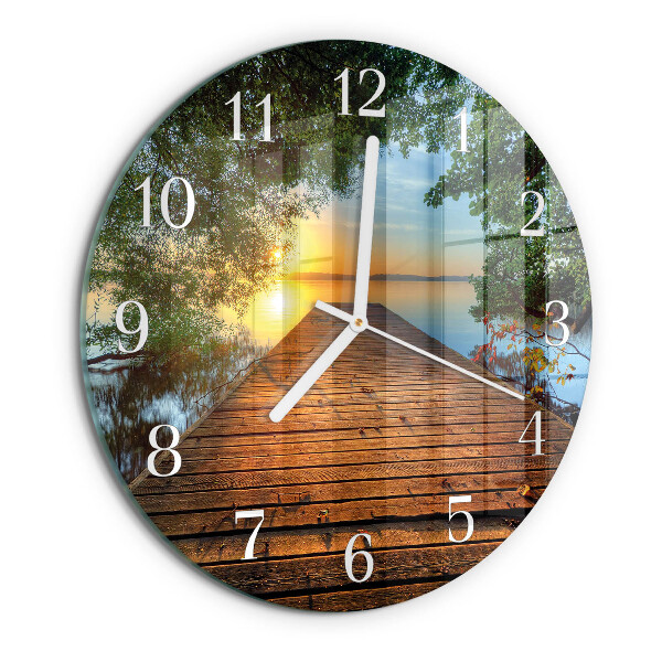 Horloge ronde Réseau