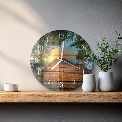 Horloge ronde Réseau