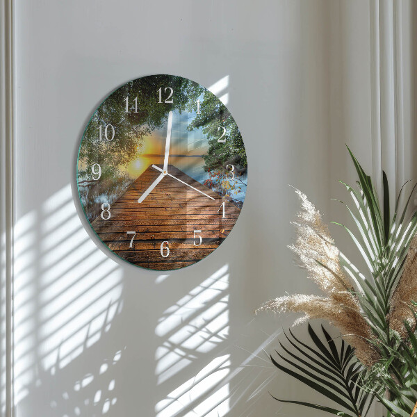 Horloge ronde Réseau