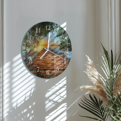Horloge ronde Réseau