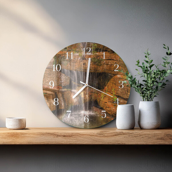 Horloge ronde Cascade