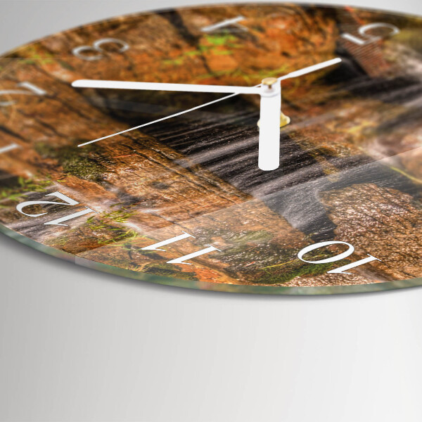 Horloge ronde Cascade