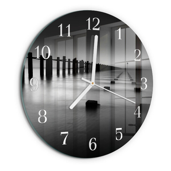 Horloge ronde Mer