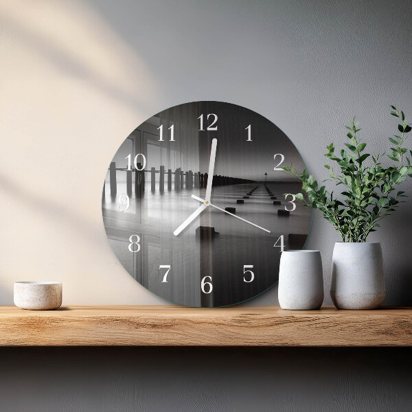 Horloge ronde Mer