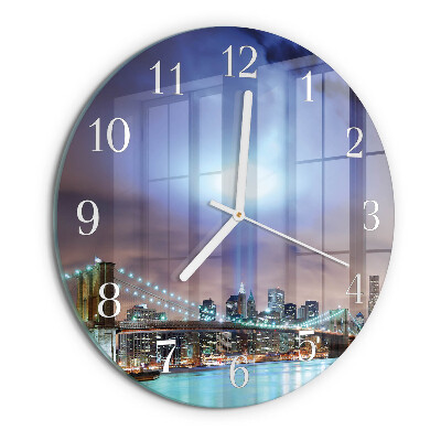 Horloge ronde Nuit de l'Horizon