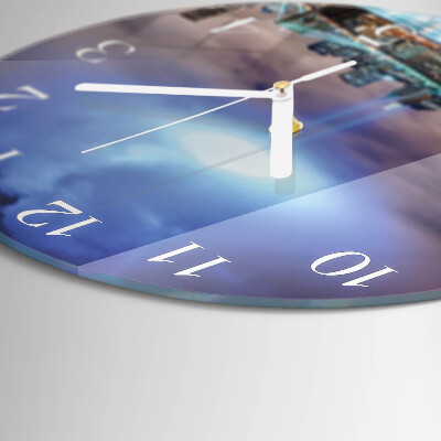 Horloge ronde Nuit de l'Horizon