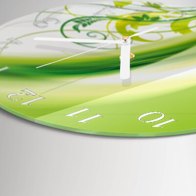 Horloge ronde Plante modèle