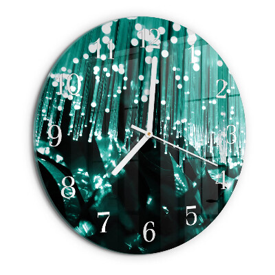 Horloge ronde Fibre optique