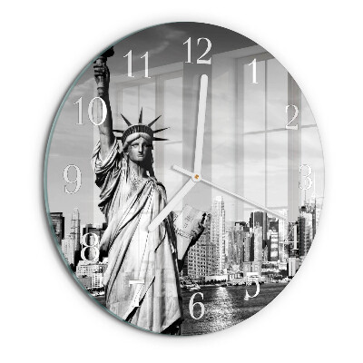 Horloge ronde Statue de la liberté