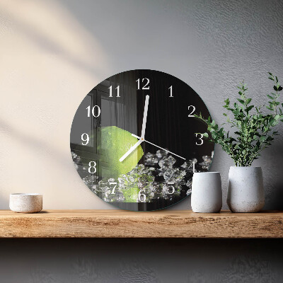 Horloge ronde Carbonate de calcium