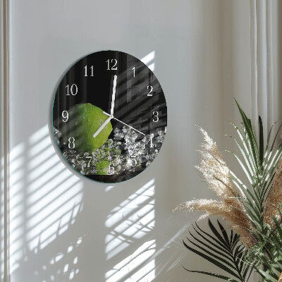 Horloge ronde Carbonate de calcium