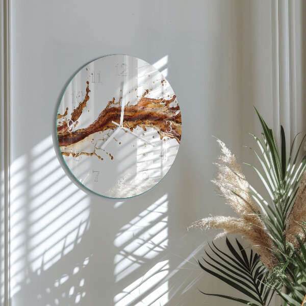 Horloge ronde Eau