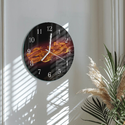Horloge ronde Ordure