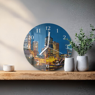 Horloge ronde Ville