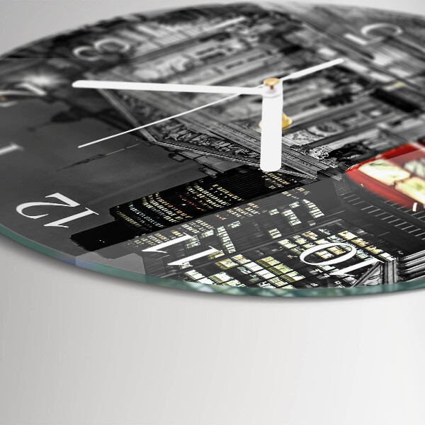 Horloge ronde Bus londonien