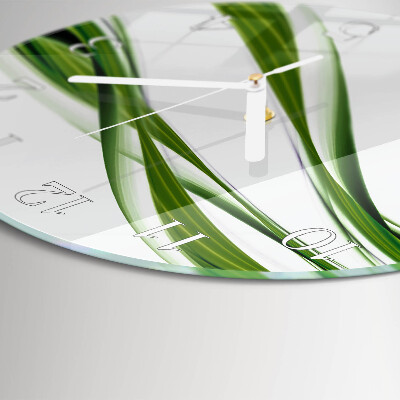 Horloge ronde Lignes abstraites