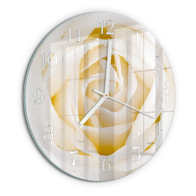 Horloge ronde Rose