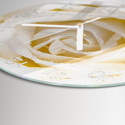 Horloge ronde Rose