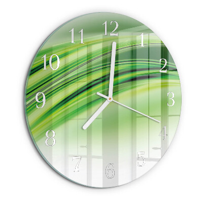Horloge ronde Art abstrait