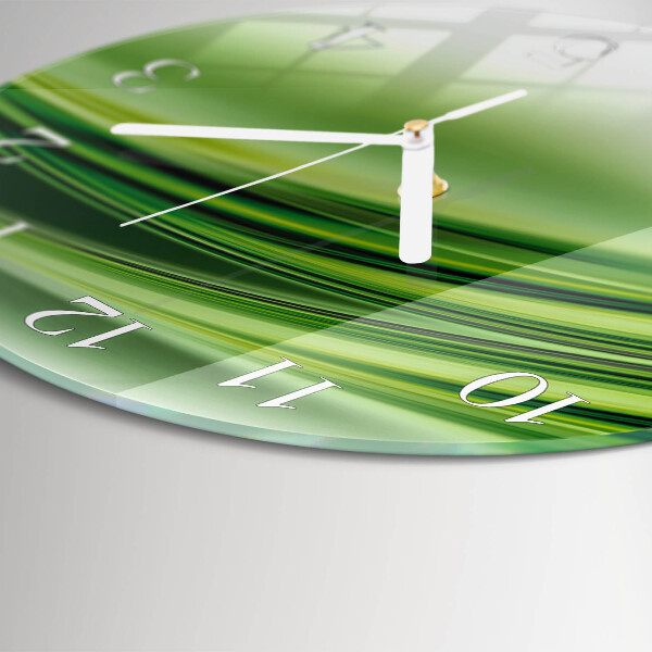 Horloge ronde Art abstrait