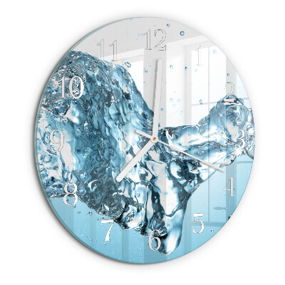 Horloge ronde Eau