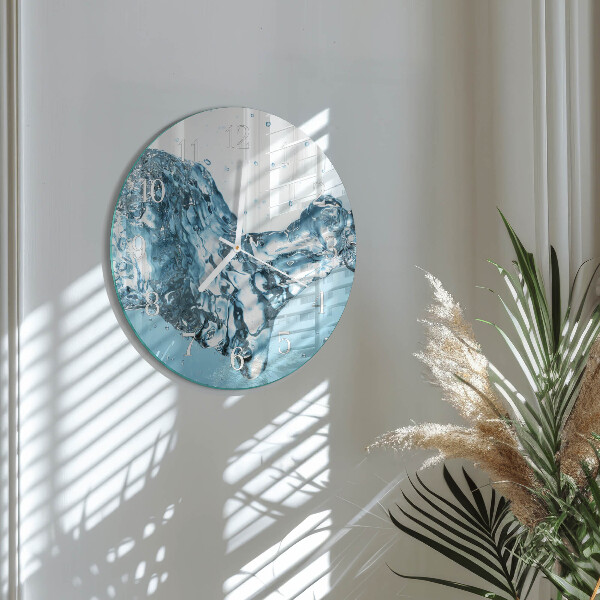 Horloge ronde Eau