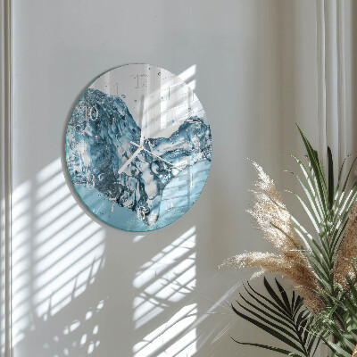 Horloge ronde Eau