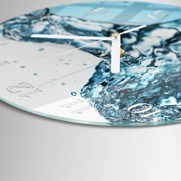 Horloge ronde Eau