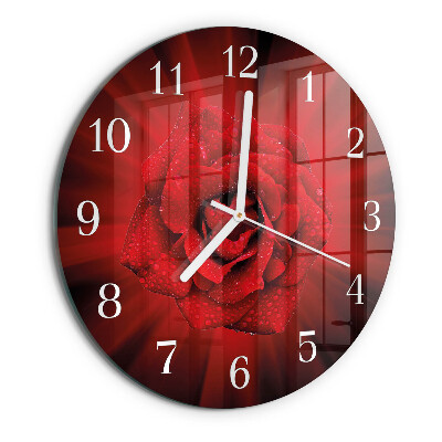 Horloge ronde Rose